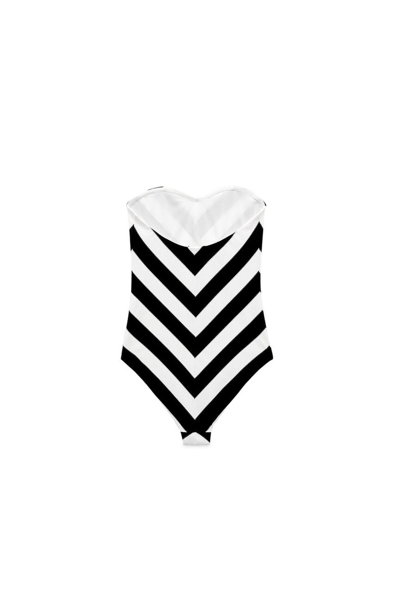 ZARA Barbie MATTEL ストライプ スイムウェア 水着 ワンピース Zara Barbie Movie Iconic Striped Swimsuit BARBIE™ MATTEL