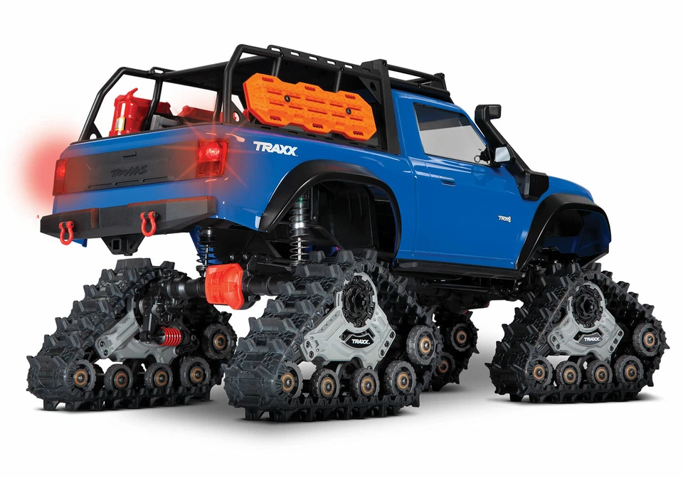 TRAXXAS TRX4 SPORT Blu 82034-4 B con Cingoli Automodello Elettrico Monster Truck - Immagine 2 di 4