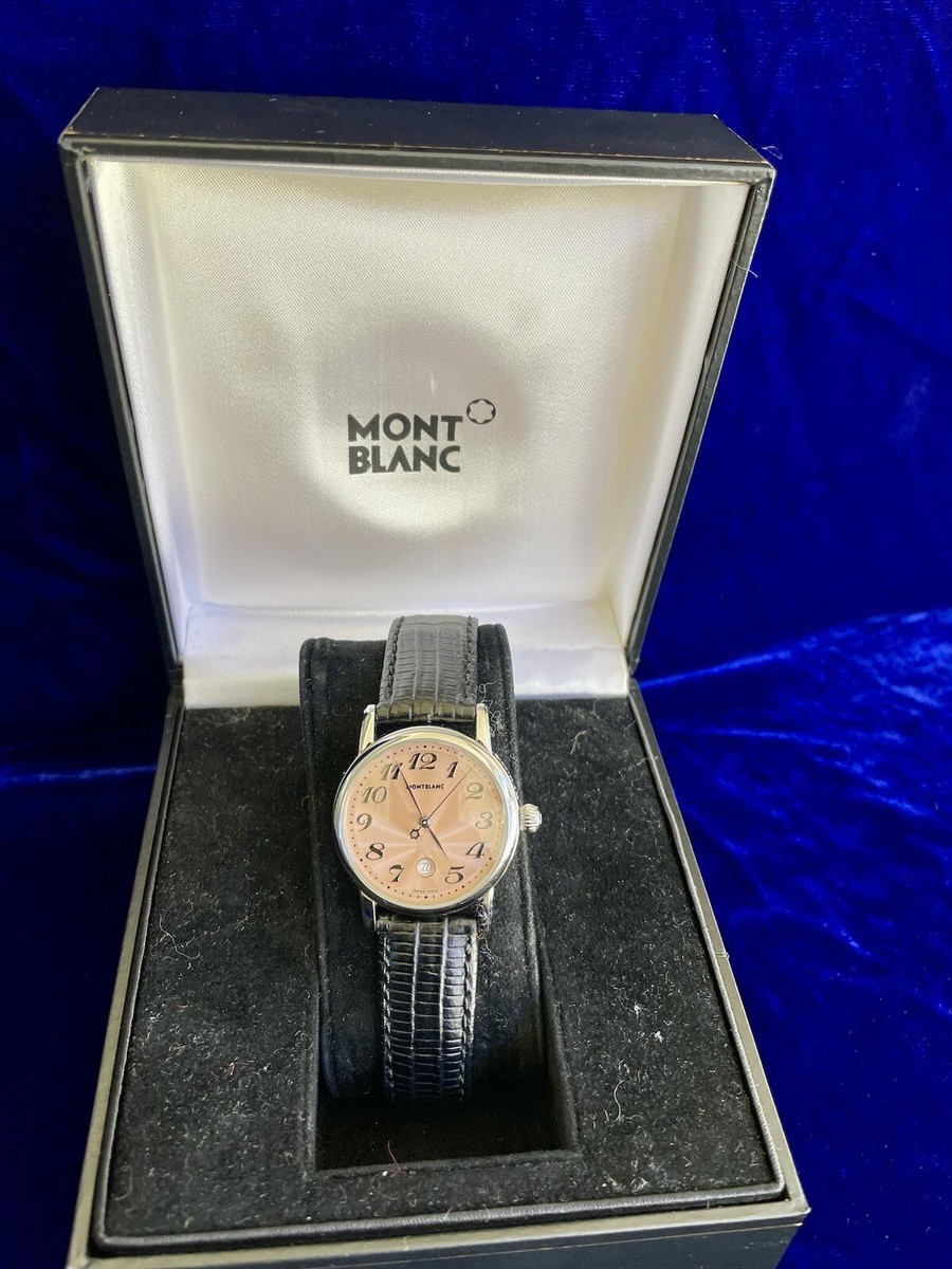 Montblanc Watch Meisterstuck Vintage Pink Dial 32mm Mint 4  display picture 3
