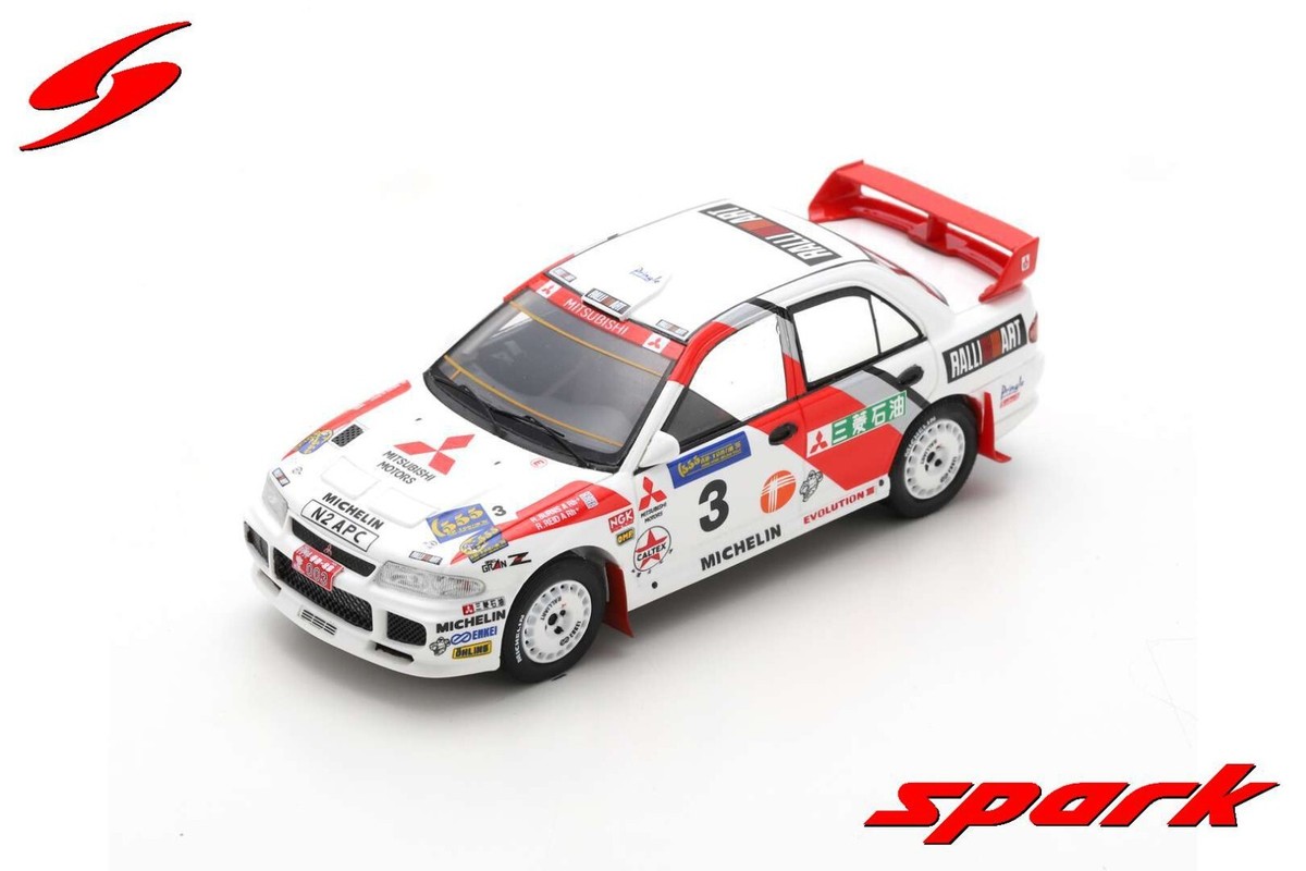 SPARK S6515 - MITSUBISHI Lancer EVOLUTION III N°3 2ème Rallye Hong 1/43