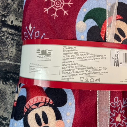 Disney Kids 10 Mickey Mouse & Friends Matching Family Pajamas Cozy Winter 2pc - Picture 9 of 12