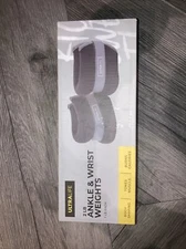 UltraLife Adjustable Exercise Ankle & Wrist Weights, 2lbs (1lb Each)