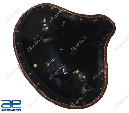 Leather Seat Brown For Indian Chief Scout Military Civil Chopper Bobber - Bild 4 von 6