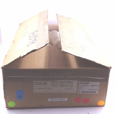 NEW RELIANCE ELECTRIC 2DF4284 AC MAINS FILTER