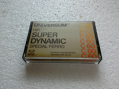 Universum Super Dynamic Special Ferro C 60 MC Kassette Cassette Tape gebraucht