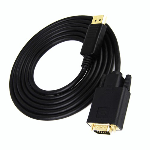 to Vga Cable Display Cord for Monitor Displayport Adapter Computer - Afbeelding 10 van 12