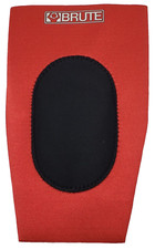 Brute Lycra Neoprene Knee Pad Red Large New Wrestling Tennis Jogging Football