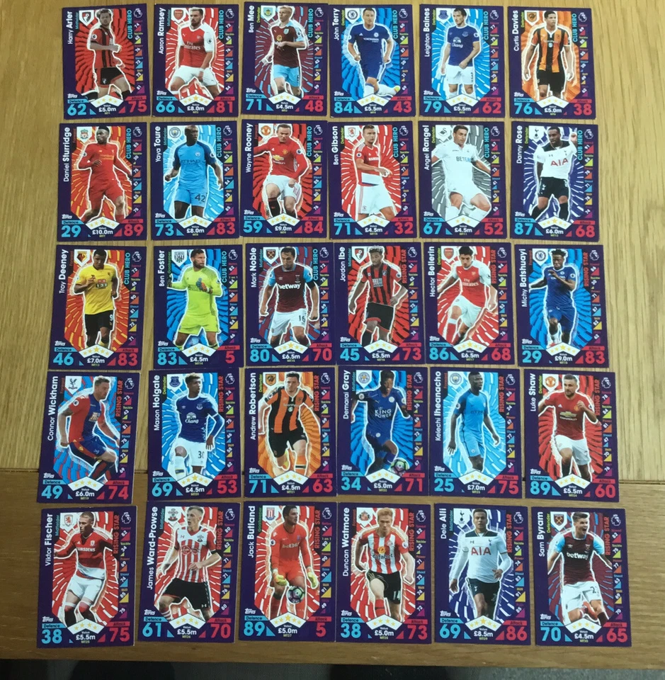 Match Attax 2016/17 PRO11,Mega Tin, Legends Player Cards -Finish your collection - Image 3 of 4