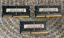 Lot 3 Hynix HMT351S6CFR8C 4GB 2Rx8 PC3-12800S  Laptop Memory #S10-15