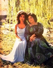 WILMA LEE COOPER country clipping 1980s color photo Grand Ole Opry w/ Carrol Lee