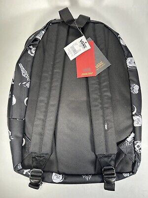 Vans X Santa Cruz Old Skool III Skulls Black Backpack Brand Vans X Santa Cruz Old Skool III Skulls Black Backpack Brand