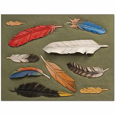 Craftaid Feathers Template 76631-00 by Tandy Leather