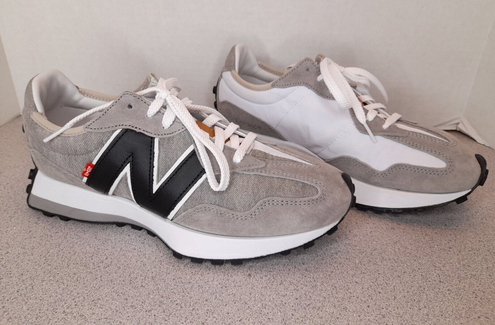 New Balance 327 x Levi’s Mens Gray Denim MS327LVB d S… Gem