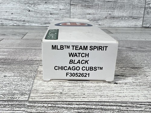 Youth Chicago Cubs Watch~Boys MLB Rookie Watch~BRAND NEW!~Cubs Black Watch ⚾️ - Picture 10 of 12
