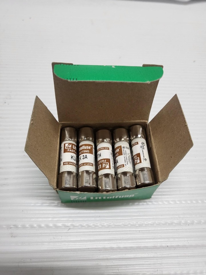 Littelfuse KLKR-6 (KLKR 6) 6 Amp 600V Fusibile Ad Azione Rapida - Foto 8