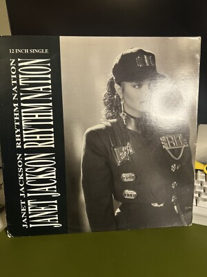 Janet Jackson   Rhythm Nation - 1989 Vinyl 12'' Single VG