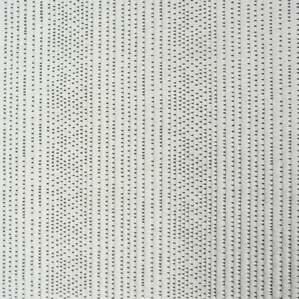 Rasch Dekostoff Jacquard Gardinenstoff Meterware Drop Silber Grau 150Cm-image