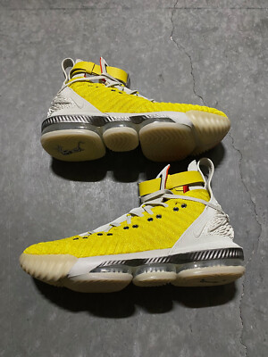 Nike LeBron 16 x HFR Harlem Stage Yellow High Top Basketball Sneakers CI1145-700 Nike LeBron 16 XVI Harlem Stage Yellow Size 15. CI1145-700  main image 3