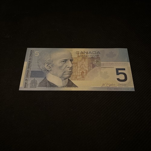 HPA5244425 Canadian 2002 5$ Dollar Radar Uncirculated Fancy Serial Rare - Picture 2 of 2