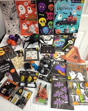 Lot of Halloween Party Supplies  Decorations