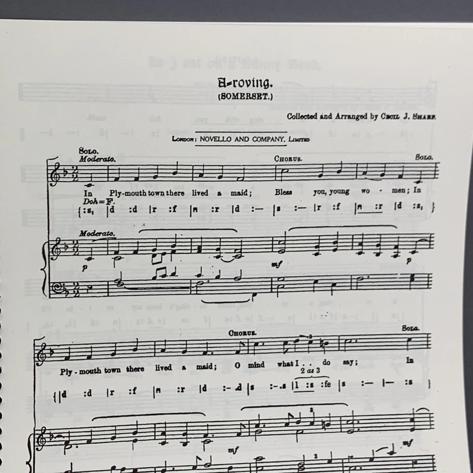 Special Order Edition C.J.Sharp & Other Less Known Folk Songs Vol 2 Voice Piano - Image 4 of 4