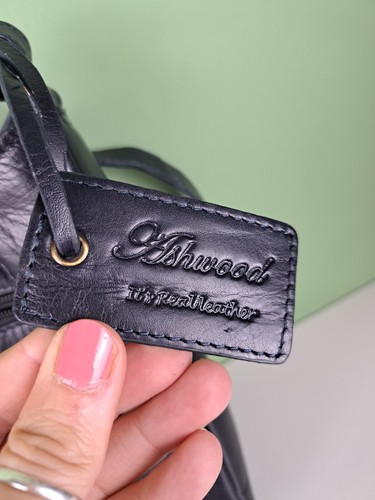 ASHWOOD Navy Blue Leather Shoulder/Handbag - 第 5/7 張圖片