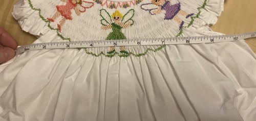 Mädchen Neu mit Etikett Remember Nguyen gesmoktes Kleid Set & Unterhose kostenlose Schleife 3 Monate - Bild 9 von 13