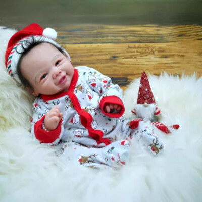 19inch Reborn Baby Doll Vivienne Newborn 3D Skin Visible Venous Blood Handmade
