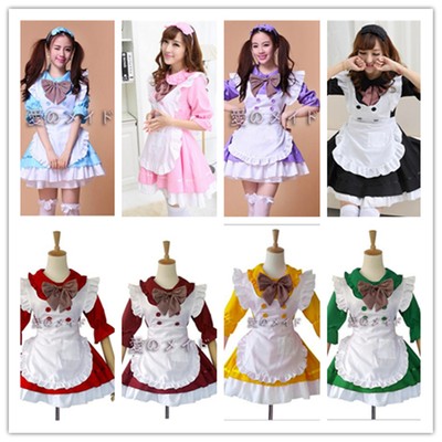 Anime Cosplay Maid Costume Lolita French Maid Babydoll Dress Uniform Women Ebay