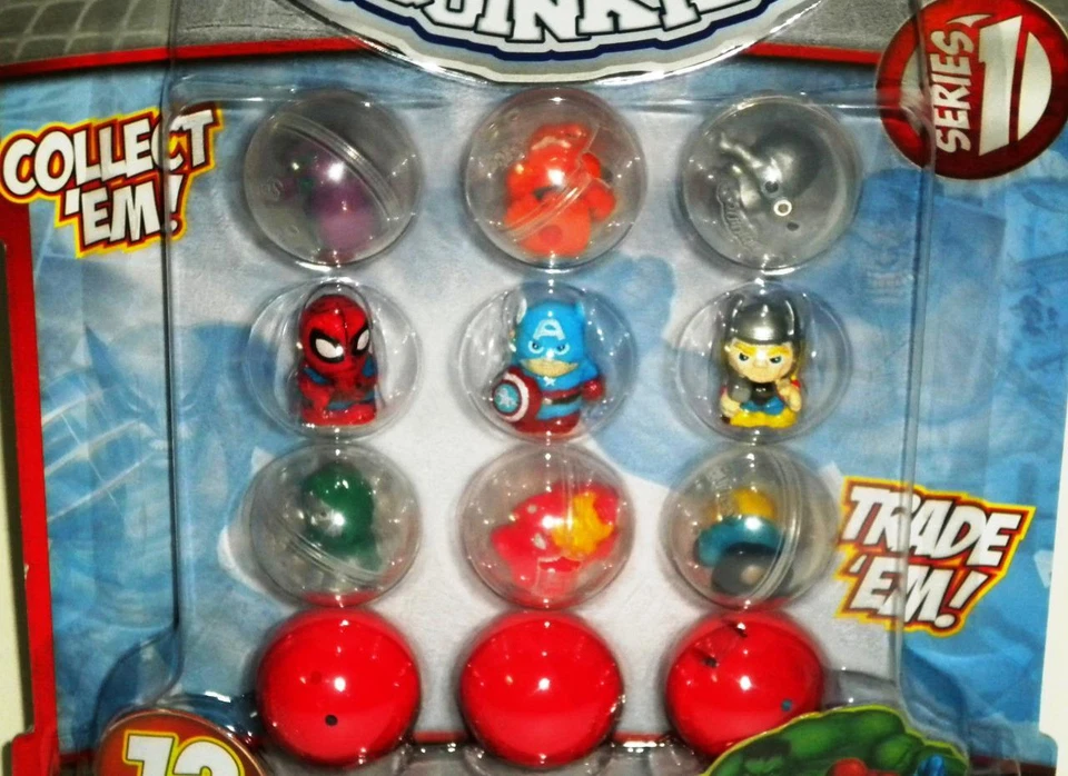 Marvel Universe 12 Pack Squinkies X Men Series 3 Wolverine Cyclops Storm Ice New - Image 3 of 4