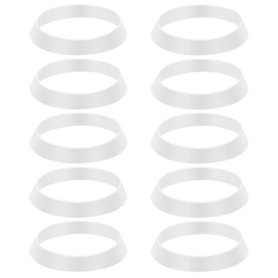 #ad #ad 10 Pcs Silicone Seal Ring Washer Waste Pipe Seal Ring Rubber Gasket Washers $9.20