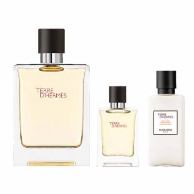 Terre D'Hermes 3.3 oz EDT Spray ,0.42 oz Travel Spray and After