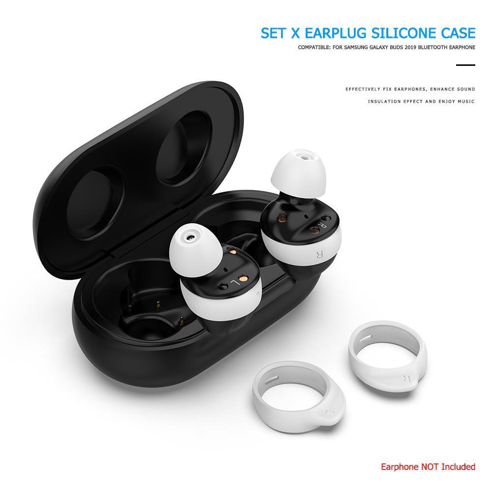 Silicone Skin Cover Earplug Case for Galaxy Buds 2019 (White) AU - Picture 3 of 9