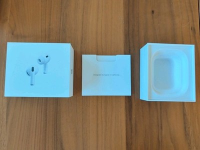 Original Apple AirPods Pro 3rd Gen Box + Manual Only (No Charging Case Or Pods)