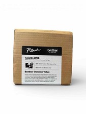 6 Pack Genuine Brother P-Touch TZe-231 1/2" Black Print White Tape TZ231 TZ-231