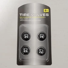 Set of 4 Hex Fit HONDA Car Wheel Tire Air Valve Caps Stem Dust Cover Decorative