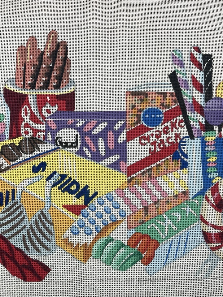 Sasi Creations Handpainted HP Needlepoint Canvas - Sweetness Candy Christmas - Image 3 of 4