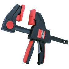 Bessey Trigger Clamp, Plastic Handle and 3 5/8 in Throat Depth EHKXL12 12 in