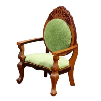 Elegant Armchair Miniature Furniture For Creative 1/12 Dollhouses Accessory