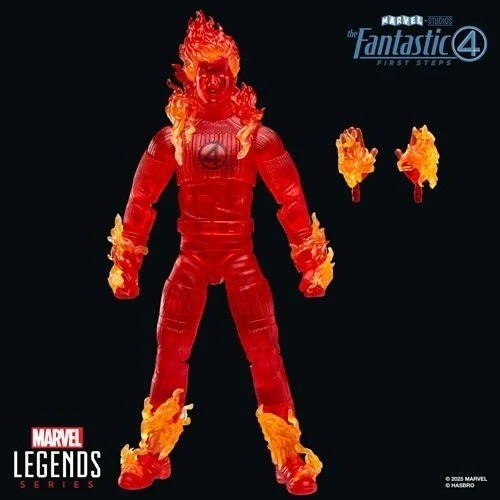 The Fantastic Four First Steps Series Human Torch 6 Inch Figure - Picture 2 of 2