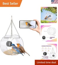 Smart Bird Feeder with HD Camera - Live View  Instant Alerts for Bird Lovers