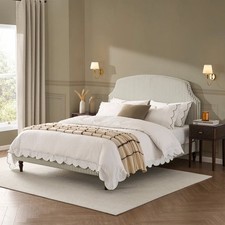 ✨ DUSK Surrey Bed Frame – Sage Stripe | Small Double | Excellent Condition