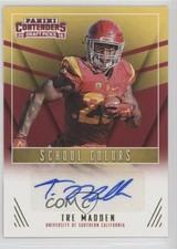 2016 Panini Contenders Draft Picks School Colors Signatures Tre Madden Auto 0v0