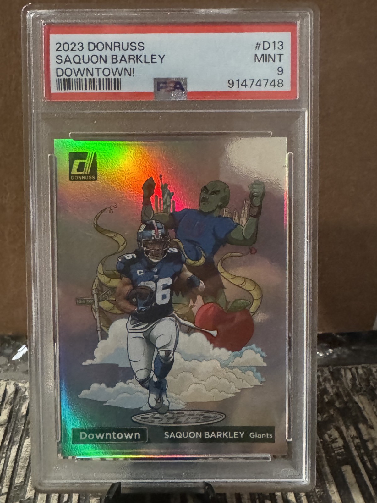 2023 Donruss Saquon Barkley DOWNTOWN