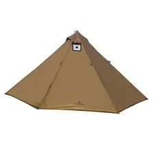  2-4 Person Camping Tent 4 Seasons Backpacking Ultralight 400Brown-Pro-4person