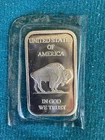 1 OZ .999 FINE SILVER BULLION BAR - BUFFALO/INDIAN HEAD