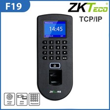 ZKTeco F19 TCP/IP Fingerprint Time Attendance Access Control System Time Clock
