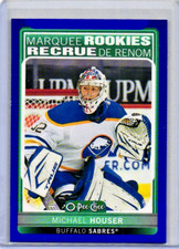 MICHAEL HOUSER  2021-22  MARQUEE ROOKIE BLUE BORDER #644  Buffalo Sabres