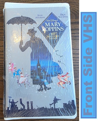 2004 Disney Mary Poppins 40th Anniversary Edition VHS Clamshell New Sealed - Picture 2 of 6