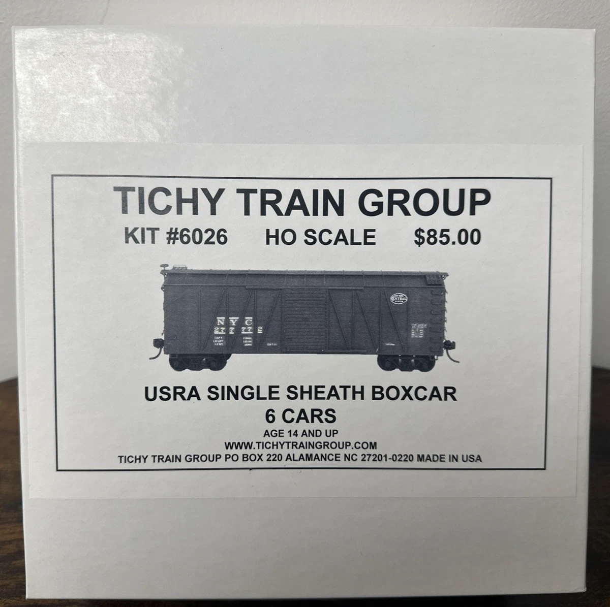 Tichy Train Group USRA Boxcar HOゲージ Tichy Train Group USRA